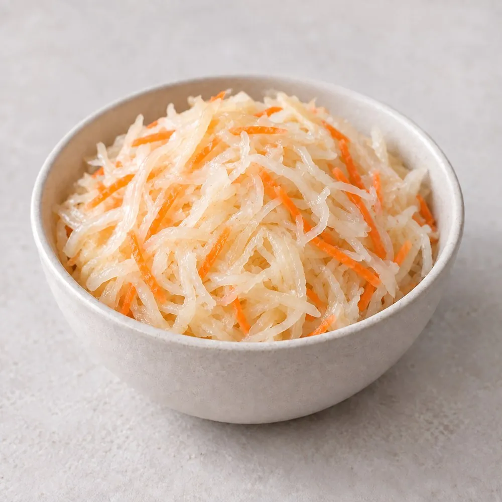 Квашеная капуста с соком хрена